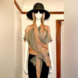 Long Textile Shawl Wrap